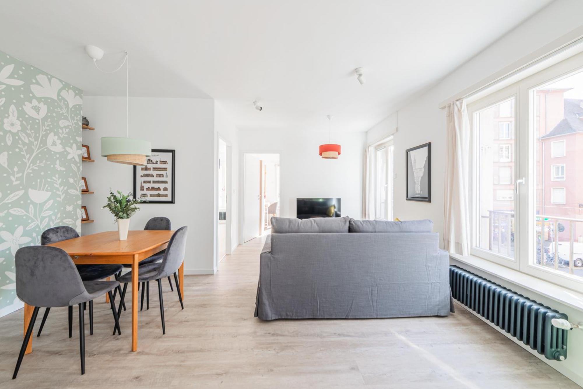 Le Strasbourgeois - Appt 60M² - 6 Voyageurs Apartment Luaran gambar